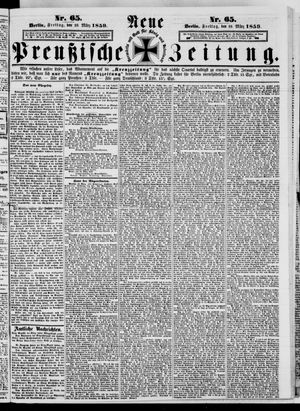 Neue preußische Zeitung vom 18.03.1859