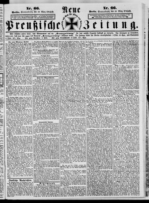 Neue preußische Zeitung vom 19.03.1859