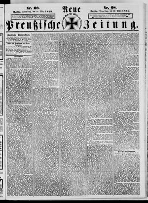 Neue preußische Zeitung vom 22.03.1859