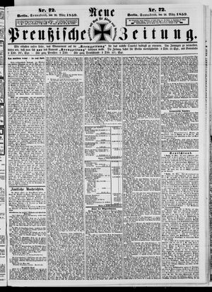 Neue preußische Zeitung vom 26.03.1859