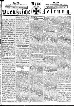 Neue preußische Zeitung on Mar 31, 1859