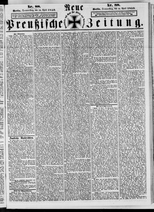 Neue preußische Zeitung vom 14.04.1859