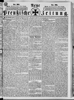 Neue preußische Zeitung vom 24.04.1859