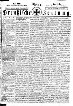 Neue preußische Zeitung vom 12.05.1859