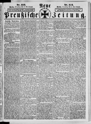 Neue preußische Zeitung vom 17.05.1859