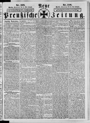 Neue preußische Zeitung vom 22.05.1859