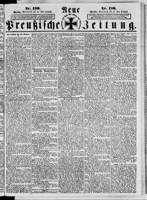 Neue preußische Zeitung vom 25.05.1859
