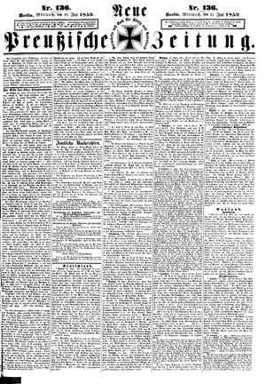 Neue preußische Zeitung vom 15.06.1859