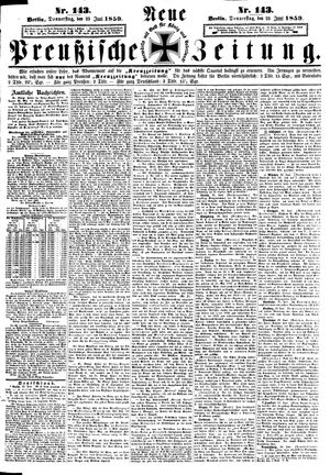 Neue preußische Zeitung vom 23.06.1859