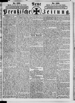 Neue preußische Zeitung vom 24.06.1859