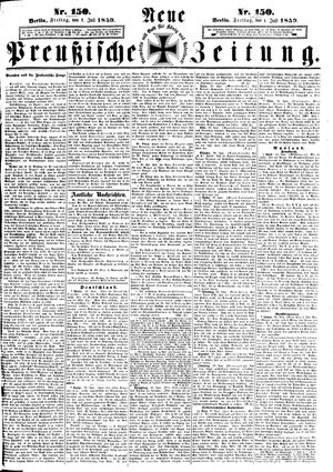 Neue preußische Zeitung on Jul 1, 1859