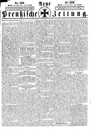Neue preußische Zeitung on Jul 5, 1859