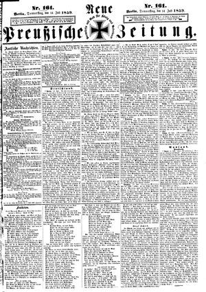 Neue preußische Zeitung on Jul 14, 1859