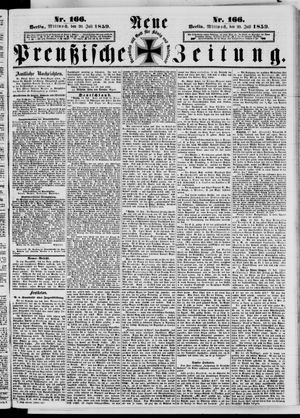 Neue preußische Zeitung vom 20.07.1859