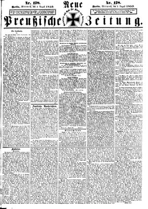 Neue preußische Zeitung vom 03.08.1859