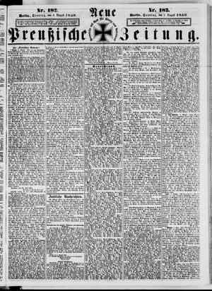 Neue preußische Zeitung vom 07.08.1859