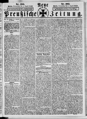 Neue preußische Zeitung vom 11.08.1859