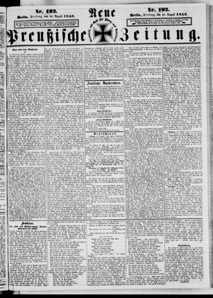 Neue preußische Zeitung vom 19.08.1859