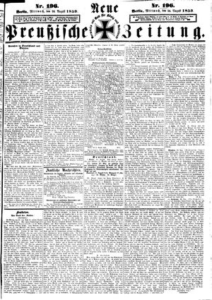Neue preußische Zeitung on Aug 24, 1859