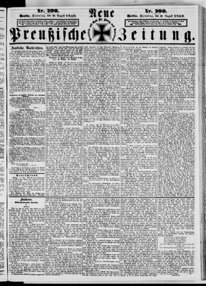 Neue preußische Zeitung vom 28.08.1859