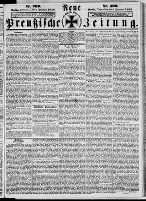 Neue preußische Zeitung vom 08.09.1859