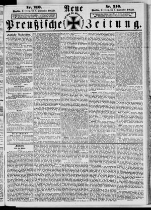 Neue preußische Zeitung vom 09.09.1859