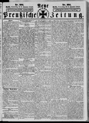 Neue preußische Zeitung vom 22.09.1859