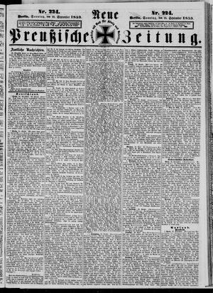 Neue preußische Zeitung vom 25.09.1859