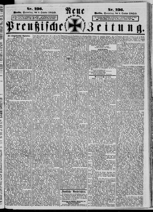 Neue preußische Zeitung vom 09.10.1859