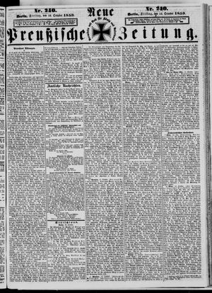 Neue preußische Zeitung vom 14.10.1859