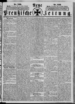 Neue preußische Zeitung vom 18.10.1859