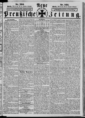 Neue preußische Zeitung vom 19.10.1859