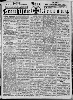 Neue preußische Zeitung vom 06.12.1859
