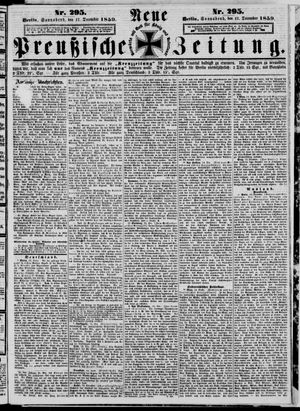 Neue preußische Zeitung vom 17.12.1859