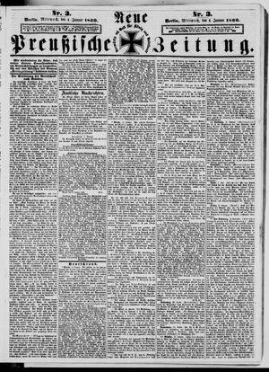 Neue preußische Zeitung vom 04.01.1860