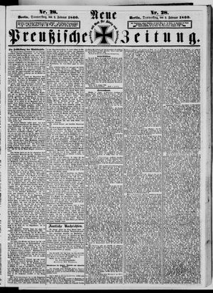 Neue preußische Zeitung vom 02.02.1860