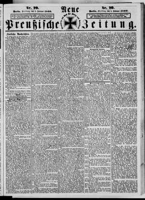 Neue preußische Zeitung vom 03.02.1860