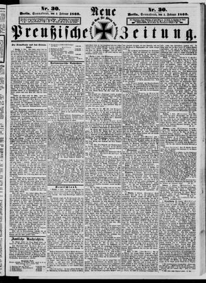 Neue preußische Zeitung vom 04.02.1860