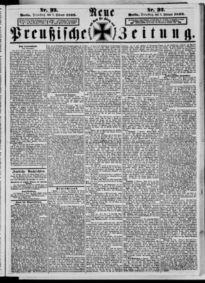 Neue preußische Zeitung vom 07.02.1860