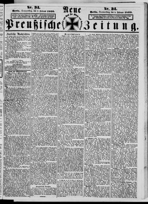 Neue preußische Zeitung vom 09.02.1860