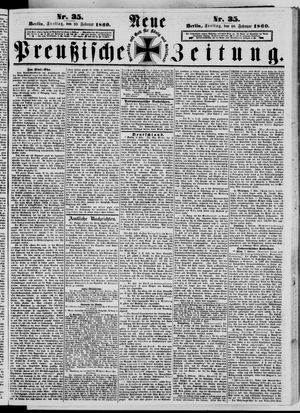 Neue preußische Zeitung vom 10.02.1860