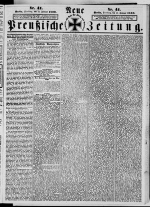 Neue preußische Zeitung vom 17.02.1860