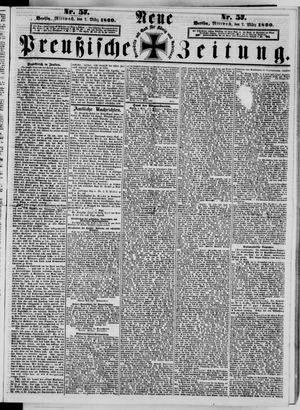 Neue preußische Zeitung vom 07.03.1860