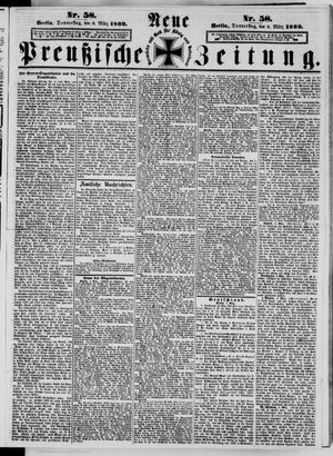 Neue preußische Zeitung vom 08.03.1860
