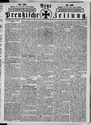 Neue preußische Zeitung on Mar 9, 1860