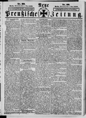 Neue preußische Zeitung vom 21.03.1860