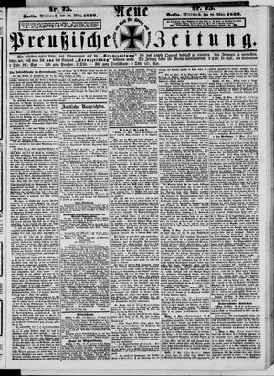 Neue preußische Zeitung vom 28.03.1860