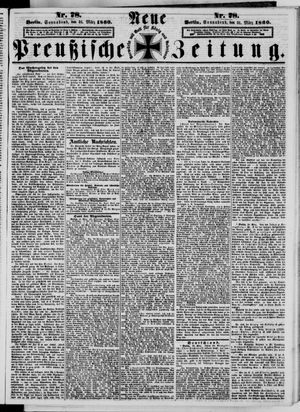 Neue preußische Zeitung vom 31.03.1860