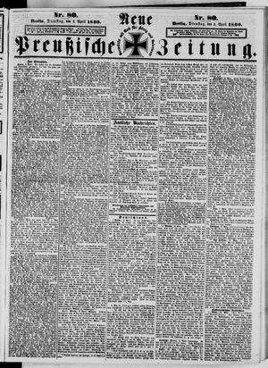 Neue preußische Zeitung vom 03.04.1860