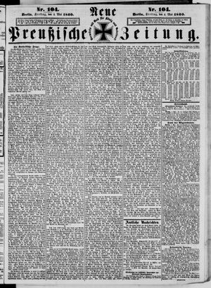 Neue preußische Zeitung vom 04.05.1860